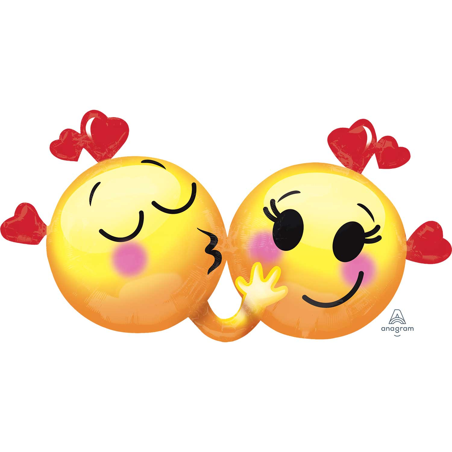 Happy Valentines Day Love Supershape Emoticons In Love Emoji Heart